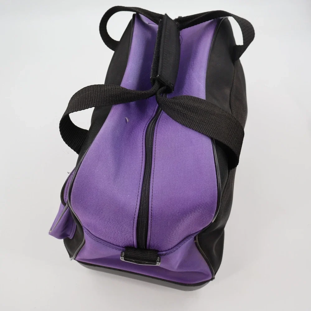 N-Hammer Single Ball Roller Bowling Bag Unisex OS Purple Black Wheeled Logo